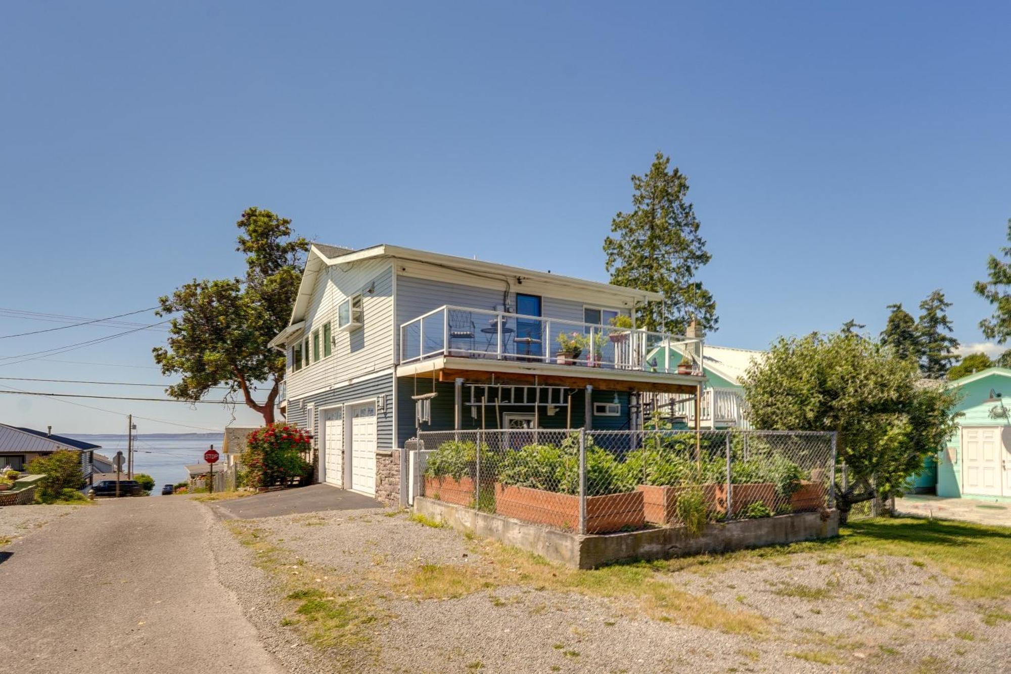 Camano Home With Ocean-View Deck - Walk To Water! Exterior foto