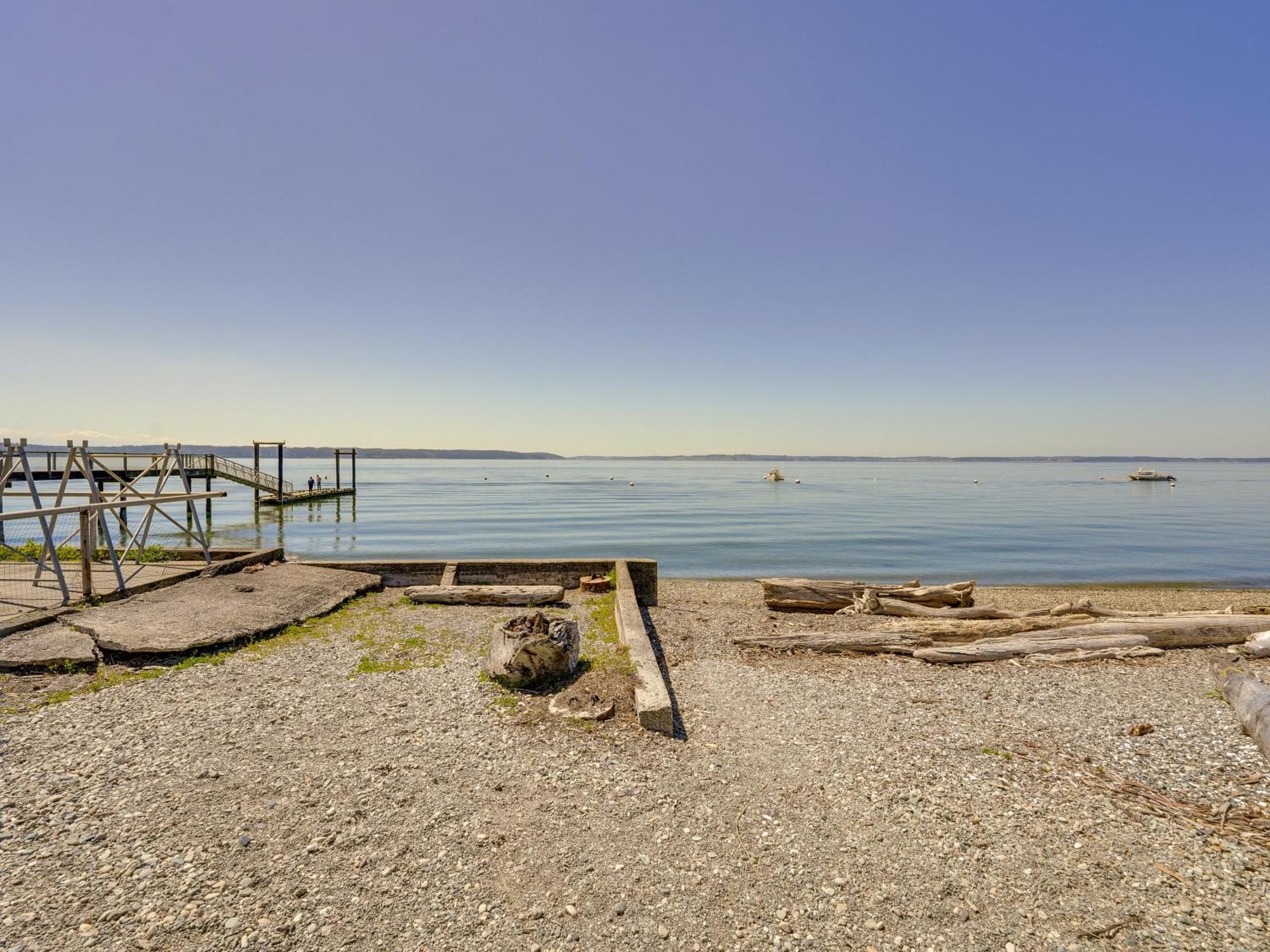 Camano Home With Ocean-View Deck - Walk To Water! Exterior foto